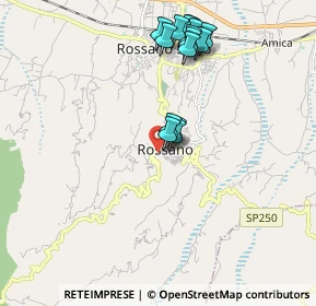 Mappa Via Giuseppe Rizzo, 87067 Rossano CS, Italia (2.04667)