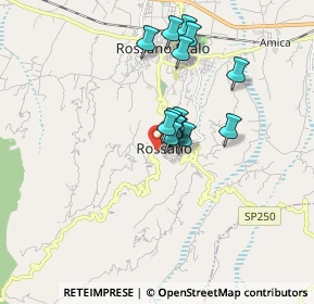 Mappa Via Giuseppe Rizzo, 87067 Rossano CS, Italia (1.43571)