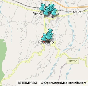 Mappa Via Giuseppe Rizzo, 87067 Rossano CS, Italia (1.87833)