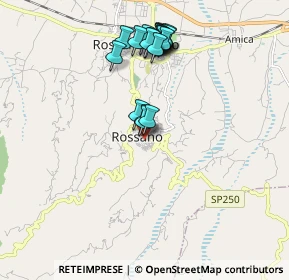 Mappa Via Prigioni, 87067 Rossano CS, Italia (1.997)