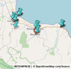 Mappa Via Prigioni, 87067 Rossano CS, Italia (9.09)