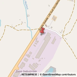 Mappa Zona industriale Loc. Corte E Semucu, 09036 Guspini SU, Italia, 09036 Guspini, Medio Campidano (Sardegna)