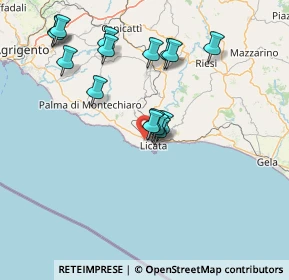 Mappa Via F. Re Grillo, 92027 Licata AG, Italia (16.56938)