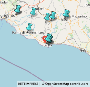 Mappa Via F. Re Grillo, 92027 Licata AG, Italia (16.322)