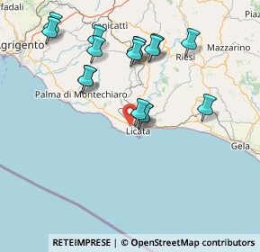 Mappa Via F. Re Grillo, 92027 Licata AG, Italia (16.93188)