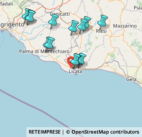 Mappa Via F. Re Grillo, 92027 Licata AG, Italia (17.38538)