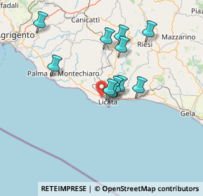 Mappa Via F. Re Grillo, 92027 Licata AG, Italia (13.71182)