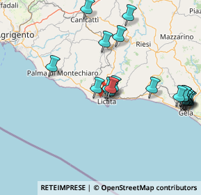 Mappa Via F. Re Grillo, 92027 Licata AG, Italia (19.795)