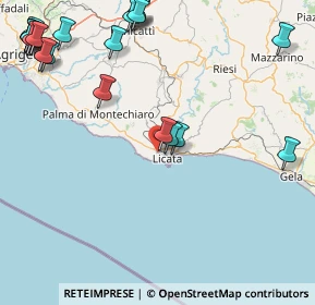 Mappa Via F. Re Grillo, 92027 Licata AG, Italia (26.5535)