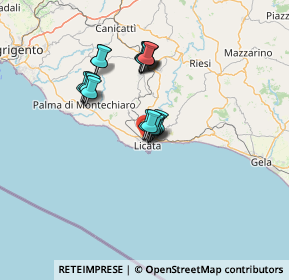 Mappa Centro Commerciale San Giorgio, 92027 Licata AG, Italia (11.75833)