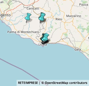 Mappa Via Don Luigi Sturzo, 92027 Licata AG, Italia (6.54923)