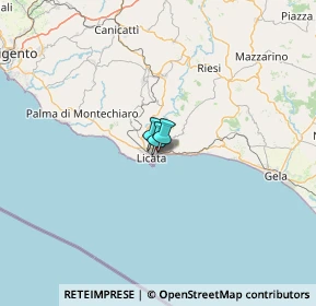 Mappa Via Don Luigi Sturzo, 92027 Licata AG, Italia (52.89083)