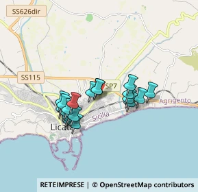 Mappa Via Aldo Moro, 92027 Licata AG, Italia (1.584)