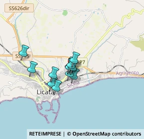 Mappa Via Aldo Moro, 92027 Licata AG, Italia (1.19583)