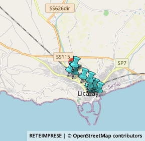 Mappa Via Vincenzo, 92100 Licata AG, Italia (1.15364)