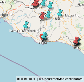 Mappa Via Vincenzo, 92100 Licata AG, Italia (21.379)