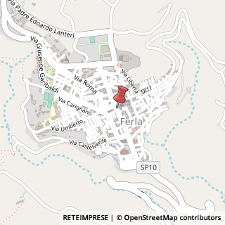 Mappa Via Vittorio Emanuele, 98, 96010 Ferla, Siracusa (Sicilia)