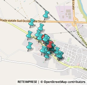 Mappa Via Marta Russo Traversa, 92027 Licata AG, Italia (0.32143)