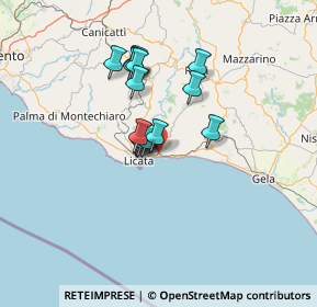 Mappa E931, 92027 Licata AG, Italia (10.76938)