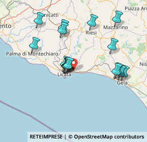 Mappa E931, 92027 Licata AG, Italia (15.62471)