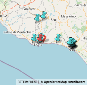 Mappa E931, 92027 Licata AG, Italia (16.70053)