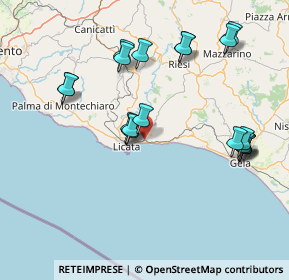 Mappa E931, 92027 Licata AG, Italia (18.42895)