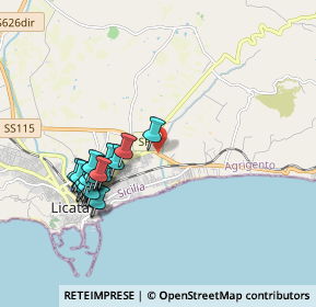 Mappa Strada statale 115 km 233, 92027 Licata AG, Italia (2.158)