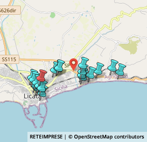 Mappa Strada statale 115 km 233, 92027 Licata AG, Italia (1.871)