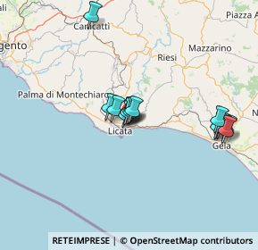 Mappa Strada statale 115 km 233, 92027 Licata AG, Italia (13.765)