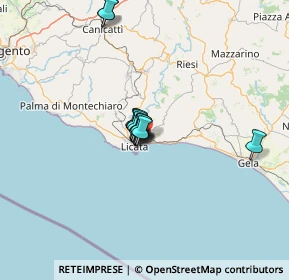 Mappa Strada statale 115 km 233, 92027 Licata AG, Italia (8.74077)