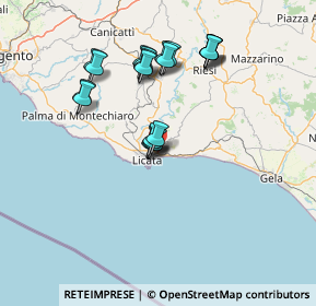 Mappa Strada statale 115 km 233, 92027 Licata AG, Italia (14.8305)