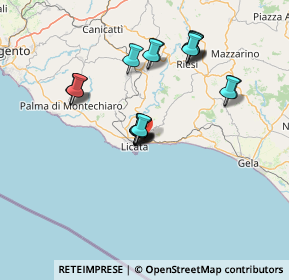 Mappa Strada statale 115 km 233, 92027 Licata AG, Italia (13.893)