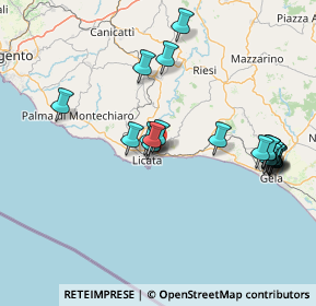 Mappa Strada statale 115 km 233, 92027 Licata AG, Italia (17.681)