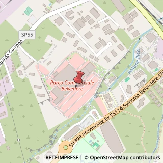 Mappa Parco Commerciale Belvedere, Viale Edoardo Garrone, 96010 Melilli SR, Italia, 96010 Melilli, Siracusa (Sicilia)