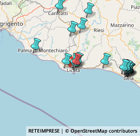 Mappa Strada Comunale Donna Vannina, 92027 Licata AG, Italia (19.4915)