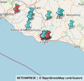 Mappa Strada Comunale Donna Vannina, 92027 Licata AG, Italia (15.11842)