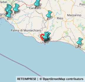 Mappa Strada Comunale Donna Vannina, 92027 Licata AG, Italia (22.48875)