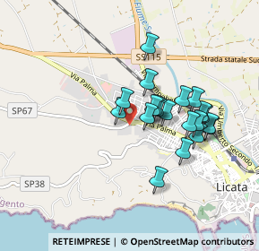 Mappa Strada Comunale Donna Vannina, 92027 Licata AG, Italia (0.823)