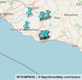 Mappa Snc, 92027 Licata AG, Italia (9.82833)