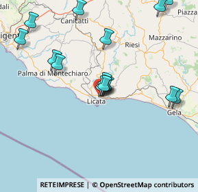 Mappa Contrada Comune, 92027 Licata AG, Italia (18.46333)