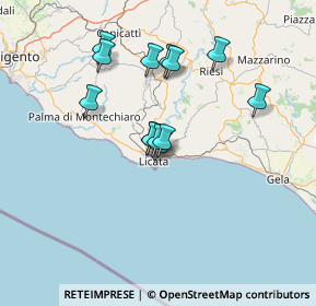 Mappa Contrada Comune, 92027 Licata AG, Italia (12.90692)