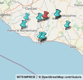 Mappa Contrada Comune, 92027 Licata AG, Italia (15.0345)