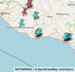 Mappa Contrada Comune, 92027 Licata AG, Italia (18.9715)