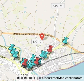 Mappa Contrada Comune, 92027 Licata AG, Italia (1.527)