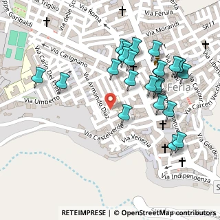 Mappa Via Savoia, 96010 Ferla SR, Italia (0.14167)