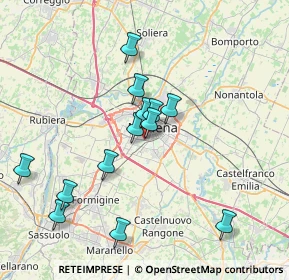 Mappa Viale G. Amendola, 41125 Modena MO, Italia (7.08615)