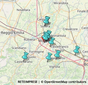 Mappa Viale G. Amendola, 41125 Modena MO, Italia (9.82455)