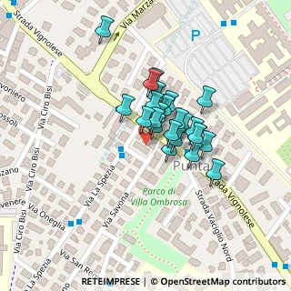 Mappa Via Federico Confalonieri, 41125 Modena MO, Italia (0.08)