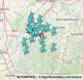 Mappa Loc. Bonelli, 12050 Benevello CN, Italia (10.3785)