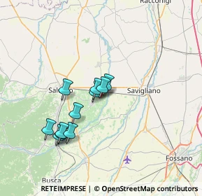 Mappa Via Savigliano, 12030 Lagnasco CN, Italia (5.95273)